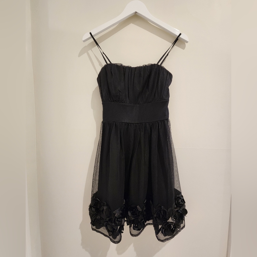 Row A: Black Tulle Dress - Size S